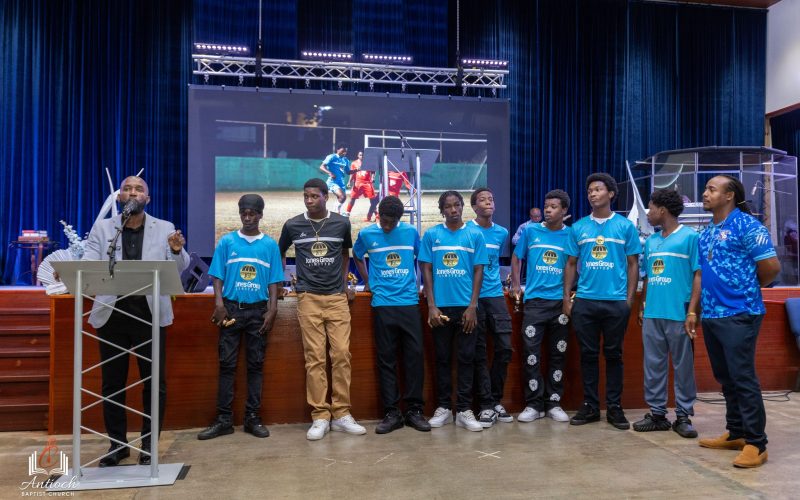 Church Recognizes Football Champions