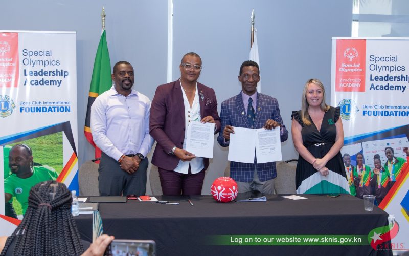 Saint Kitts And Nevis Signs Landmark MOU with Special Olympics to Advance Inclusion
