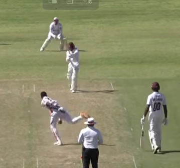 Cricket  : Leewards Batting Struggles Again