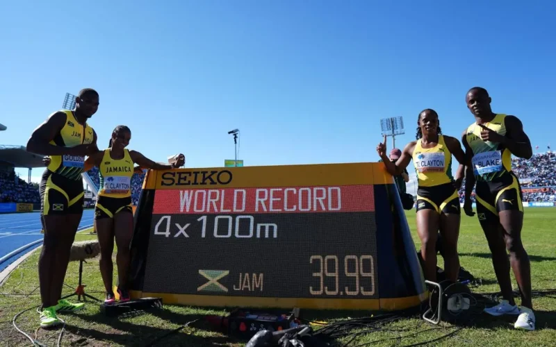 Jamaica Set Mixed 4x100m World Record Of 39.99 In Gaborone