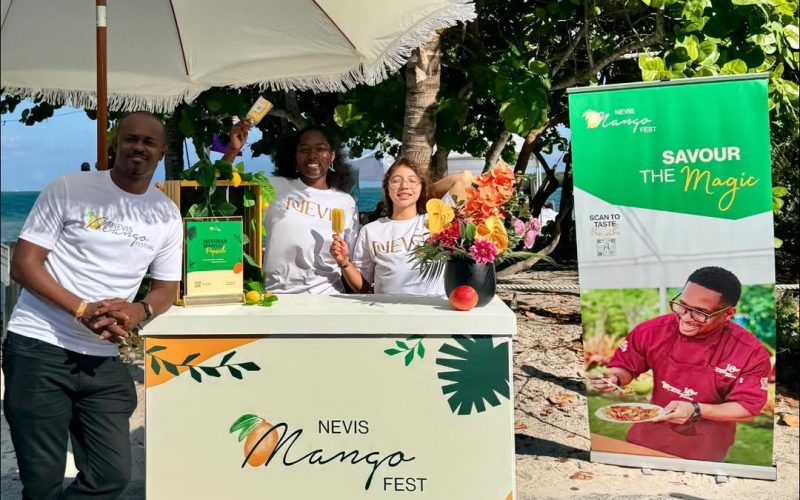 Phéon Hawk Jones Promotes Nevis Mango Festival at International Event in Miami