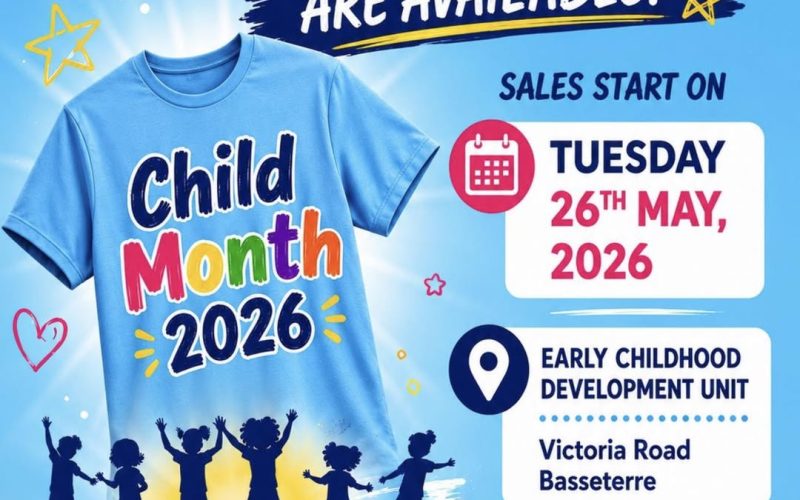 Child Month 2026 Shirts Now Available in St. Kitts And Nevis