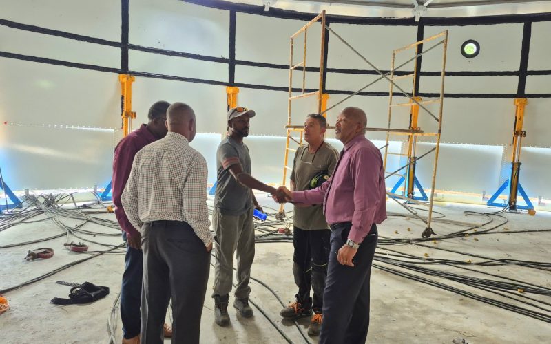 NIA Advances Water Security with Construction of New 500,000-Gallon Storage Tank in Stoney Hill