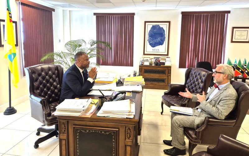 Premier Brantley Welcomes Argentine Ambassador for Diplomatic Engagement in Nevis