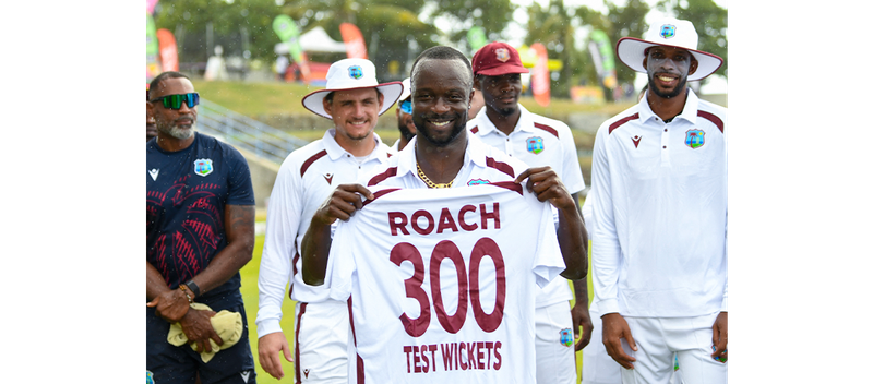 Cricket West Indies Congratulates Kemar Roach on Reaching 300 Test Wickets