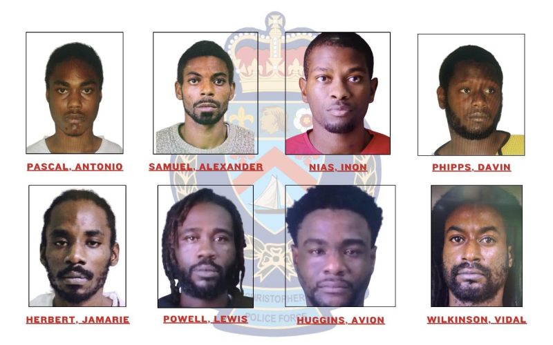 Eight Men Charged with Gang-Related Offences