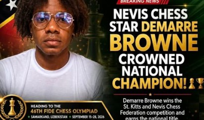 Nevis  Chess Star Demarre Browne Crowned National  Champion