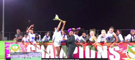 Old Road United Lady Jets Retain SKNFA Women’s President’s Cup Title