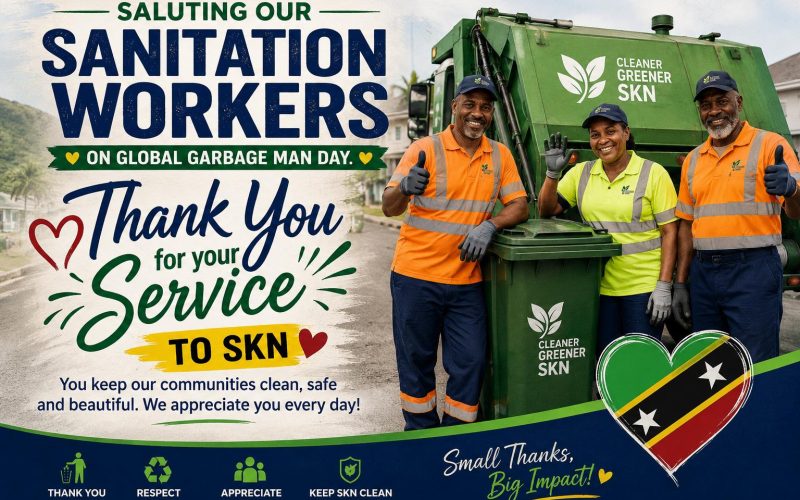 Saluting our Sanitation Workers Who Keep Our St. Kitts and Nevis Clean