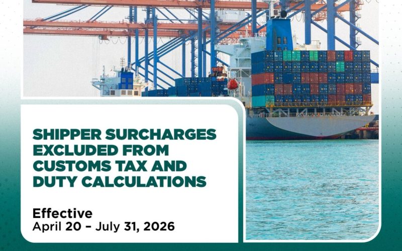 Goverment  Reinforces Customs Surcharge  Relief Measures  to  Help Reduce  Cost -of -Living  Burden  on Consumers